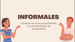 Falacias formales e informales [upl. by Alexandra562]