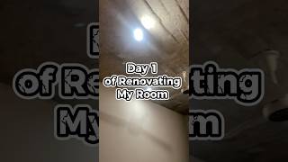 Day 1 of renovating my Room minivlog renovation [upl. by Nuoras]