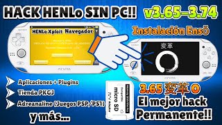 PS VITA Liberación sin PC con HENLO  Plugins  PKGJ Tienda  SD2VITA  Ensō 365 変革 O Permanente [upl. by Llerraj]