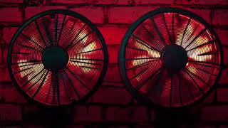 Double Oscillating Fan Sound for Deep Sleep 😴  Perfect White Noise Black Screen [upl. by Ahselet]