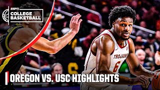 Oregon Ducks vs USC Trojans  Full Game Highlights  ESPN College Basketball [upl. by Ihcekn]