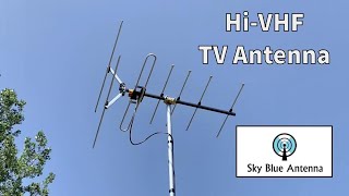 Sky Blue SB31 HighVHF TV Antenna Review  OTA Television [upl. by Irodim]