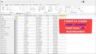 How to create another AutoNumber field in table MS Access [upl. by Lupiv]