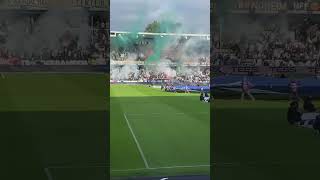 Rosenborg og Molde supportere med vakkert røykshow💨🔥 [upl. by Rad557]