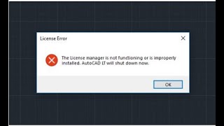 Sửa hoàn toàn lỗi License error The license manager is not functioning or is improperly installedquot [upl. by Tortosa]