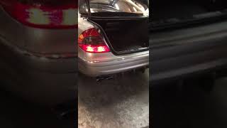 E55 AMG with Race IQ Cams idle sound clip [upl. by Hiram]