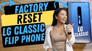 Factory Reset Hard Reset LG Classic Flip Phone  LG125DL [upl. by Alana]