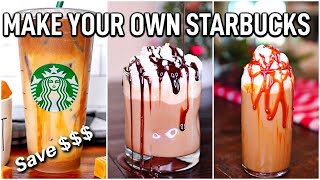 Making Starbucks Coffee Drinks at Home  Save Money [upl. by Sucerdor948]