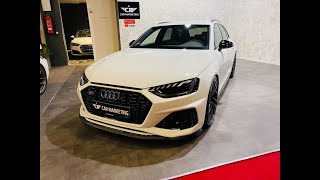 Audi RS4 B9 Facelift 2021  HampR Federn 20mm  RS Abgasanlage  20 Zoll  HampR Spurverbreiterung [upl. by Htir]