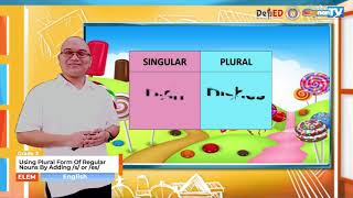 ENGLISH  Using Plural Form of Regular Nouns by Adding s or es [upl. by Alegnave]