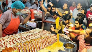 How make Effortless 50 shami burger King MAKING street food Pakistan she is going through this with [upl. by Swiercz]