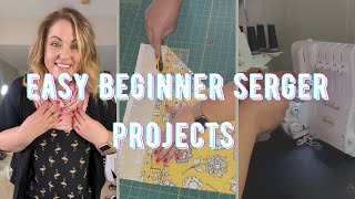 Quick and Easy Beginner Serger Projects serger sewingtutorial [upl. by Targett]