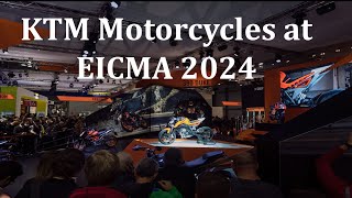 KTM Motorcycles at EICMA 2024  New KTM bikes to be displayed at EICMA 2024 [upl. by Ttik]