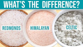 WHICH SALT IS BEST Redmonds Salt vs Himalayan Pink Salt vs Celtic Sea Salt [upl. by Notsirhc623]