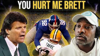 Brett Favre’s confronted by Mark Gastineau over Michael Strahan’s sack record [upl. by Ram]