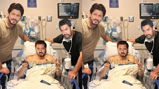 Shahrukh khan and Amir Khan Meets Salman Khan in Hospital and Share his Health Condition with Fans [upl. by Gherardi]