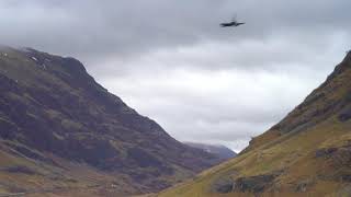 RAF Typhoon Eurofighter Glencoe Scotland Highlands [upl. by Uht]