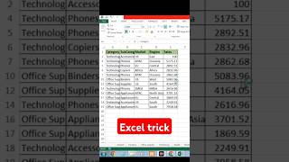 Shortcut to select visible cells excelshort exceltips exceltricks exceltutorial excel shorts [upl. by Akinwahs741]