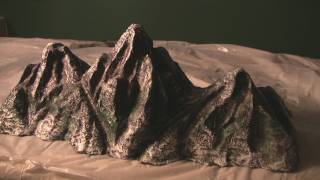 Mt Everest Rocky Mountains Hot Wire model making [upl. by Akkahs]