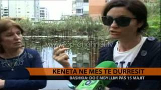 Këneta në mes të Durrësit  Top Channel Albania  News  Lajme [upl. by Stetson364]