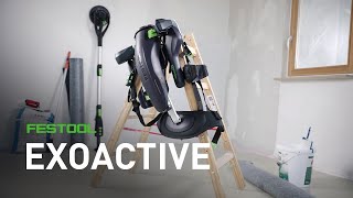 Festool ExoActive EXO 18 exoskeleton [upl. by Pharaoh]