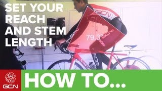 How To Perform A Bike Fit  Reach And Stem Length For Road Cycling [upl. by Allebara]