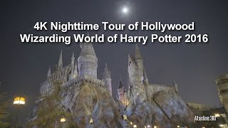 4K  Hollywood Wizarding World of Harry Potter land Tour  Universal Studios Hollywood [upl. by Adelaja512]