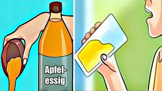 Nimm Apfelessig vor dem Schlafengehen zu dir und verbessere damit deine Gesundheit [upl. by Siroled304]