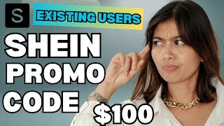 Shein Coupon Code 🥳 Get Shein Promo Codes EXISTING USERS 100 OFF [upl. by Ritch]