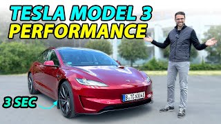 Tesla Model 3 Performance driving REVIEW with German Autobahn [upl. by Rotceh]