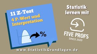 114 ZTest Gaußtest  PWert und Interpretation [upl. by Kania]