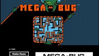 Mega Bug  1982  TRS80 Color Computer Cartridge [upl. by Shakespeare]