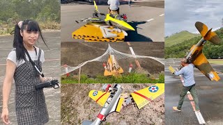 2023 RC Plane Crash Compilation dji FPV amp Avata collided EDF Turbine Propellerby dji FPV Avata [upl. by Nyladgam]