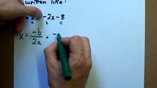 How to Find the Vertex of a Parabola [upl. by Doris]