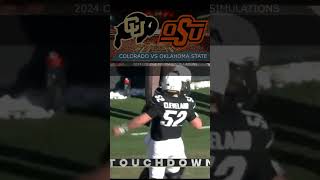 Every Colorado touchdown vs Oklahoma State highlights collegefootball fyp [upl. by Irakab]