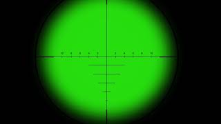 sniper scope green screen effect [upl. by Wileen]