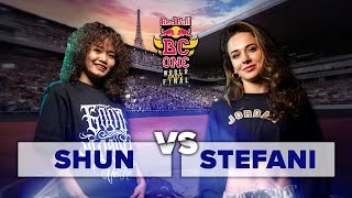 BGirl Stefani vs BGirl Shun  Top 16  Red Bull BC One 2023 World Final Paris [upl. by Arihs843]