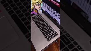 Giornos Theme but with Computer Keyboard shorts [upl. by Annauj]