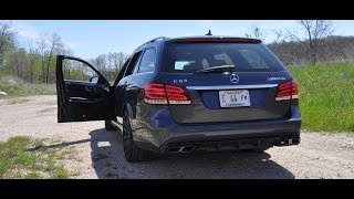 2014 MercedesBenz E63 AMG 4Matic Estate  Road Test Review Part ONE [upl. by Aneekan]