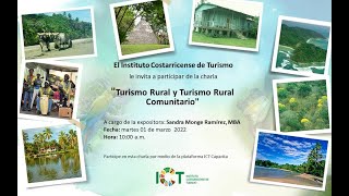 Turismo Rural y Turismo Rural Comunitario [upl. by Nalhsa767]