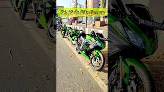 Bikes worth Rs 25 Cr Lineup zx10r zx6r z900 hayabusa bmws1000rr ducati ninja300 ytshorts [upl. by Agler45]