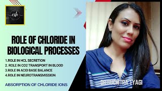 ROLE OF CHLORIDE IN BIOLOGICAL PROCESSES [upl. by Drofnil]