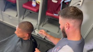 Colorado Rapids captain uses hair clippers to create confidence and trust [upl. by Navac]