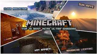 Top 10 Best Realistic Shaders for MCPE  Shaders Comparisons [upl. by Aerdnak448]