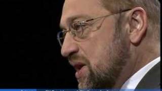 EuroNews  DE  Agora  Martin Schulz amp HansGerd Pöttering [upl. by Swanson158]