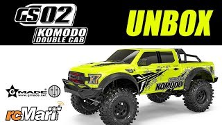 Gmade GS02 KOMODO Double Cab TS 110 4WD Crawler Assemble Kit Unbox GM57004 [upl. by Sivahc]