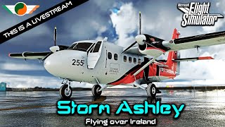 Microsoft Flight Simulator  Storm Ashley ⛈️ [upl. by Airbma]