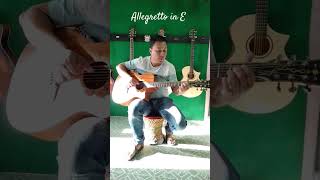 allegretto classicalmusic myguitarhome classical sunghajung fingerstyle fingerstyleguitar [upl. by Beane]