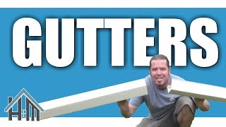 How to install replace gutters by yourself Easy Home Mender [upl. by Allistir]