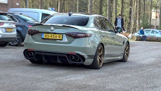 Alfa Romeo Giulia Quadrifoglio  Acceleration Sounds [upl. by Hsiekal]